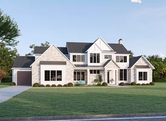 stock plan front of house photo