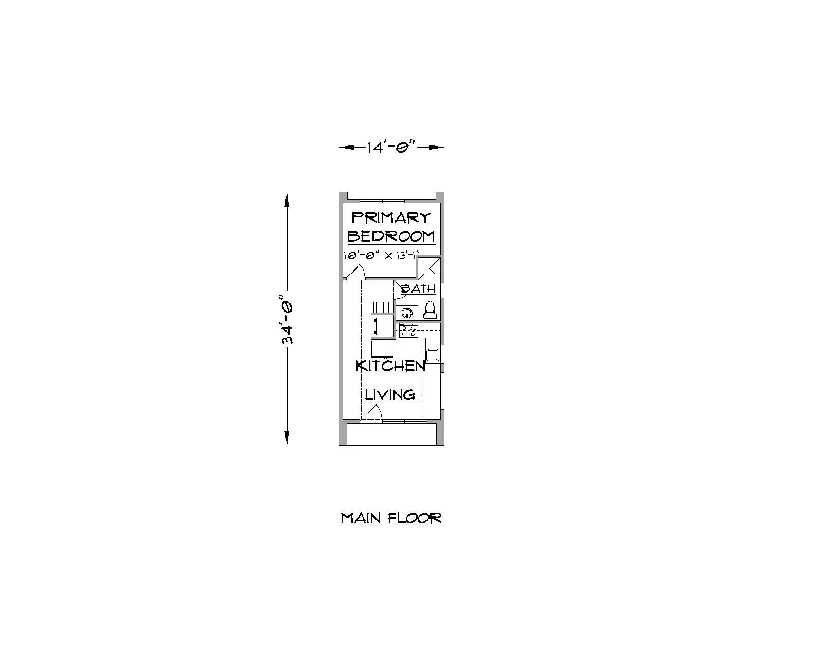 Rockwell floor plan main floor view