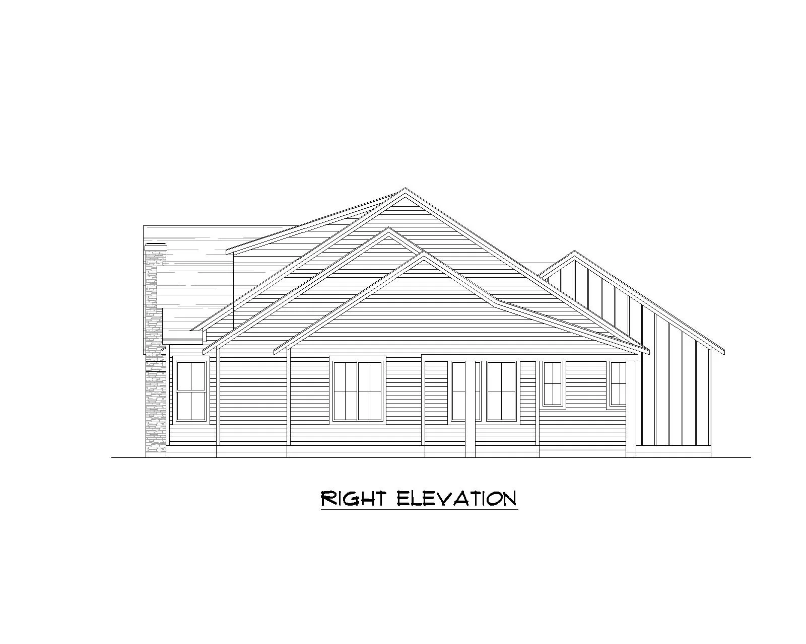 Milcreek floor plan right view