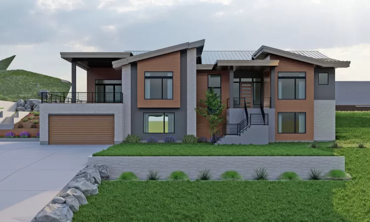 Panguitch floor plan main floor view